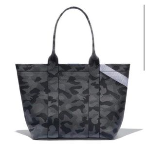 Like-new Rothy’s Black/Grey Camo Stripe Tote